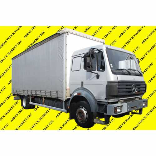 Mercedes 1824 1996 N926 4x2 Used Truck Curtain Box Truck For Sale in the UAE | Dubai | Sharjah | Abu Dhabi